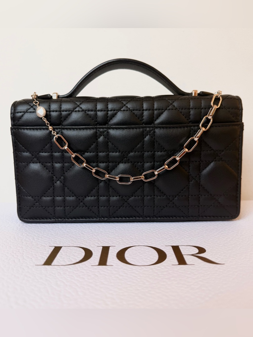 Dior My Dior Mini Bag Black Lambskin GHW - Picture 3 of 9